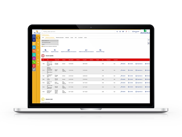iManSys logiciel: Actions & Obligations