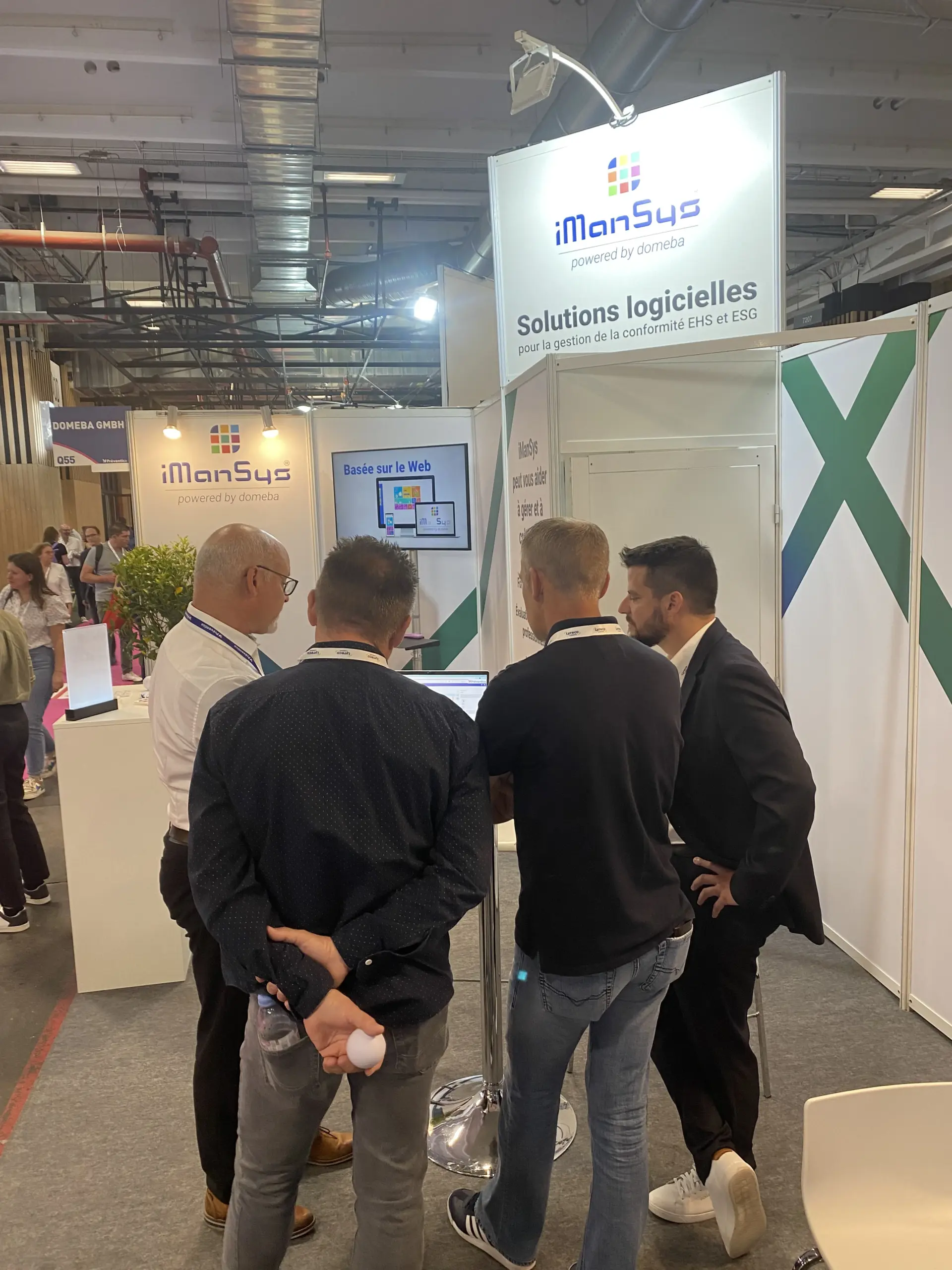 domeba at french trade fair Préventica.